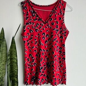 Marc Cain- V-neck tank- camisole top- Size 8- New